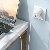 Кабель USB Type-C - USB Type-C, 1м, Borofone BX121 White (6941991123092)