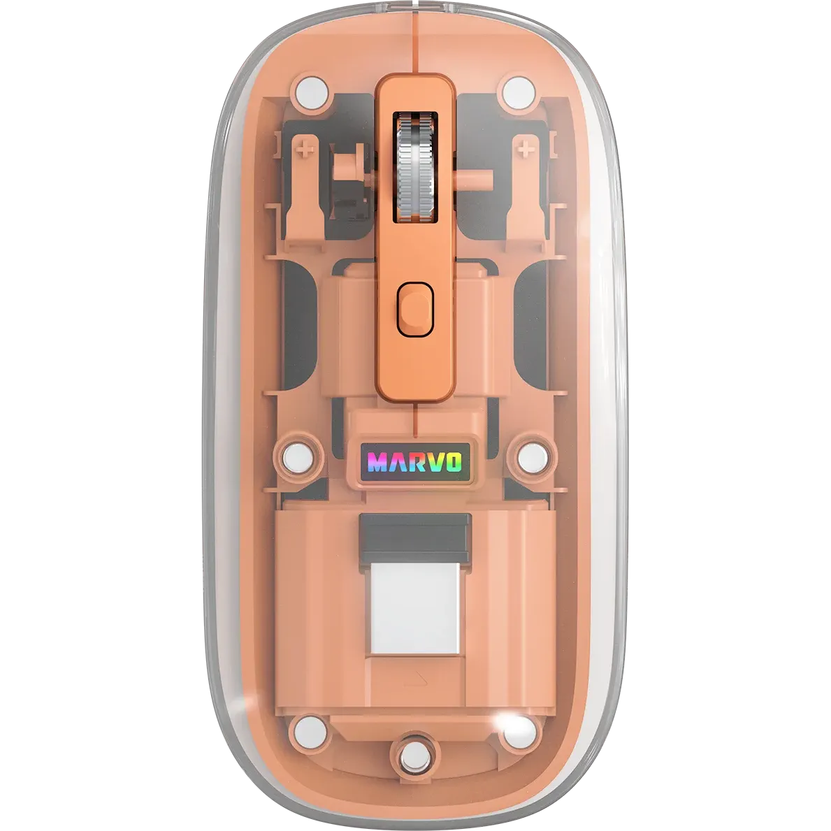 Мышь MARVO M810W Prism B10 Orange