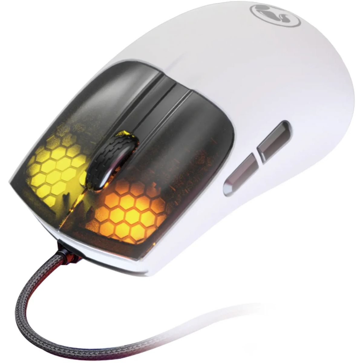 Мышь MARVO M727 Capo 50 White/Black - фото 3