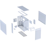 Корпус ASUS Prime AP303 Mesh White (90DC00V3-B39000)