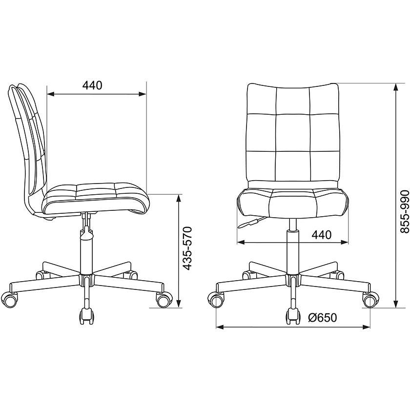 Офисное кресло Бюрократ CH-330M/LT-15 - фото 6