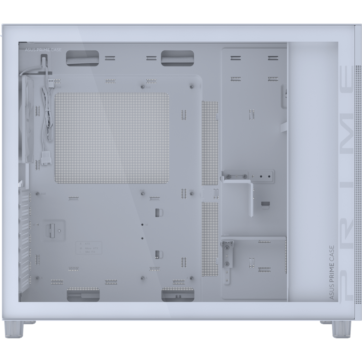 Корпус ASUS Prime AP303 TG White - 90DC00V3-B39010 - фото 6