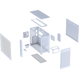 Корпус ASUS Prime AP303 TG White (90DC00V3-B39010)