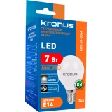 Светодиодная лампочка KRONUS KRS-01-0044 (7 Вт, E14)