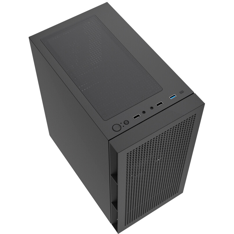 Корпус Powercase Mistral Micro SM01 SI Black - CMMSM01-F2 - фото 3