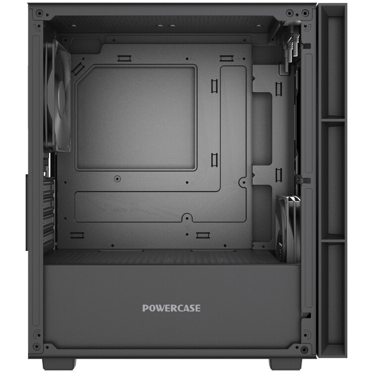 Корпус Powercase Mistral Micro SM01 SI Black - CMMSM01-F2 - фото 6