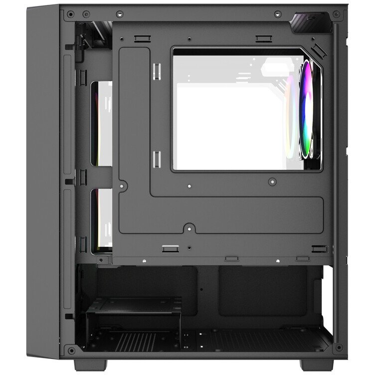 Корпус Powercase Mistral Micro SM02 ARGB Black - CMMSM02B-A3 - фото 7