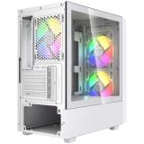 Корпус Powercase Mistral Micro SM02 ARGB White (CMMSM02W-A3)