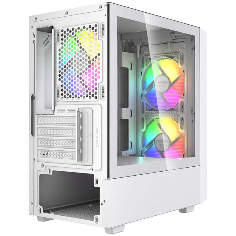 Корпус Powercase Mistral Micro SM02 ARGB White - CMMSM02W-A3 - фото 5