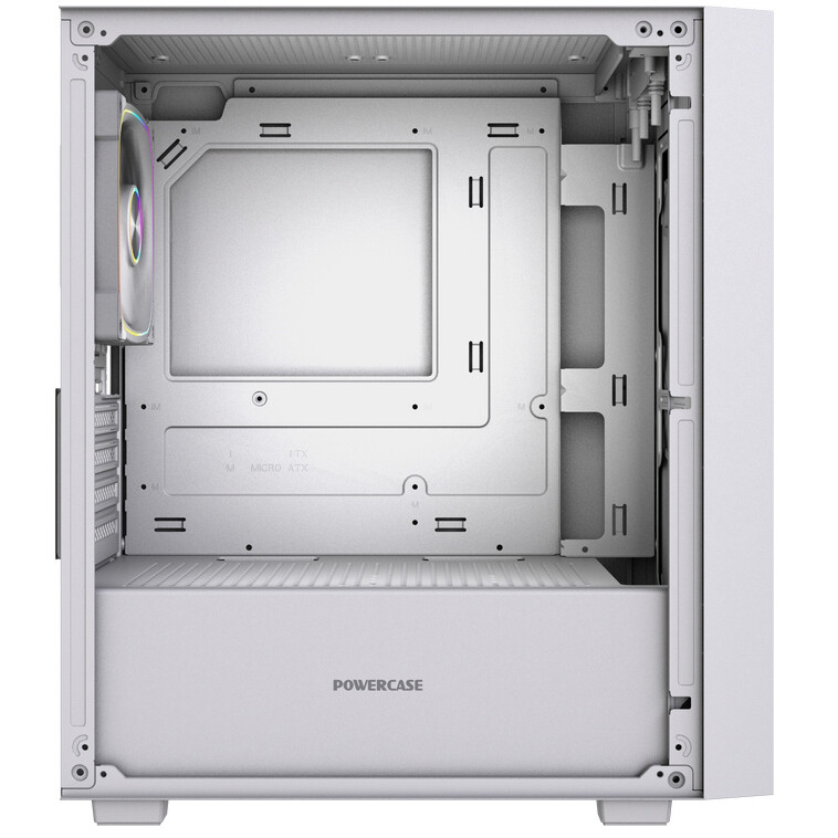 Корпус Powercase Mistral Micro SM03 ARGB White - CMMSM03W-A3 - фото 6