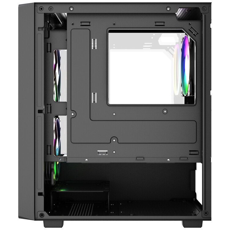 Корпус Powercase Mistral Micro SM04 ARGB Black - CMMSM04B-A3 - фото 7