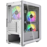 Корпус Powercase Mistral Micro SM04 ARGB White (CMMSM04W-A3)