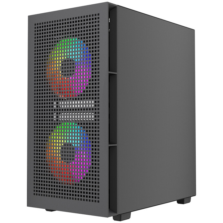 Корпус Powercase Mistral Micro SM05 ARGB Black - CMMSM05B-A3 - фото 3