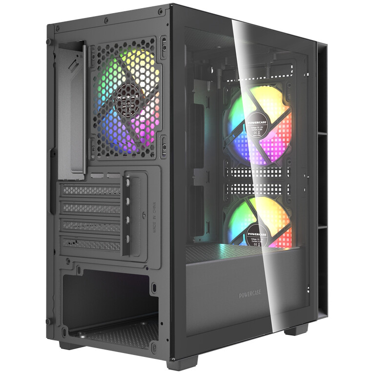 Корпус Powercase Mistral Micro SM05 ARGB Black - CMMSM05B-A3 - фото 5
