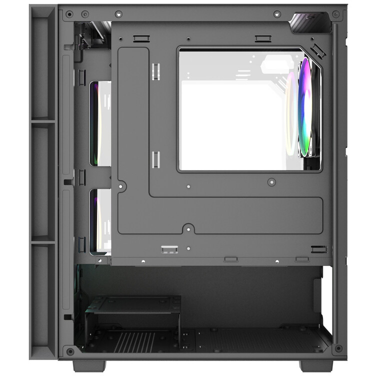 Корпус Powercase Mistral Micro SM05 ARGB Black - CMMSM05B-A3 - фото 7