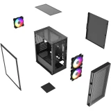 Корпус Powercase Mistral Micro SM05 ARGB Black (CMMSM05B-A3)