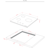 Газовая варочная панель Kuppersberg FS 40 B