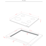 Газовая варочная панель Kuppersberg FG 60 B