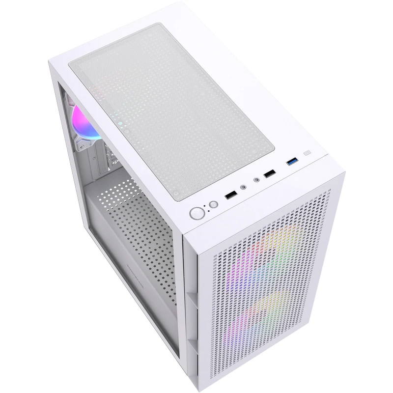 Корпус Powercase Mistral Micro SM05 ARGB White - CMMSM05W-A3 - фото 4