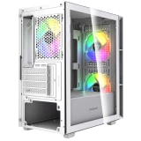 Корпус Powercase Mistral Micro SM05 ARGB White (CMMSM05W-A3)