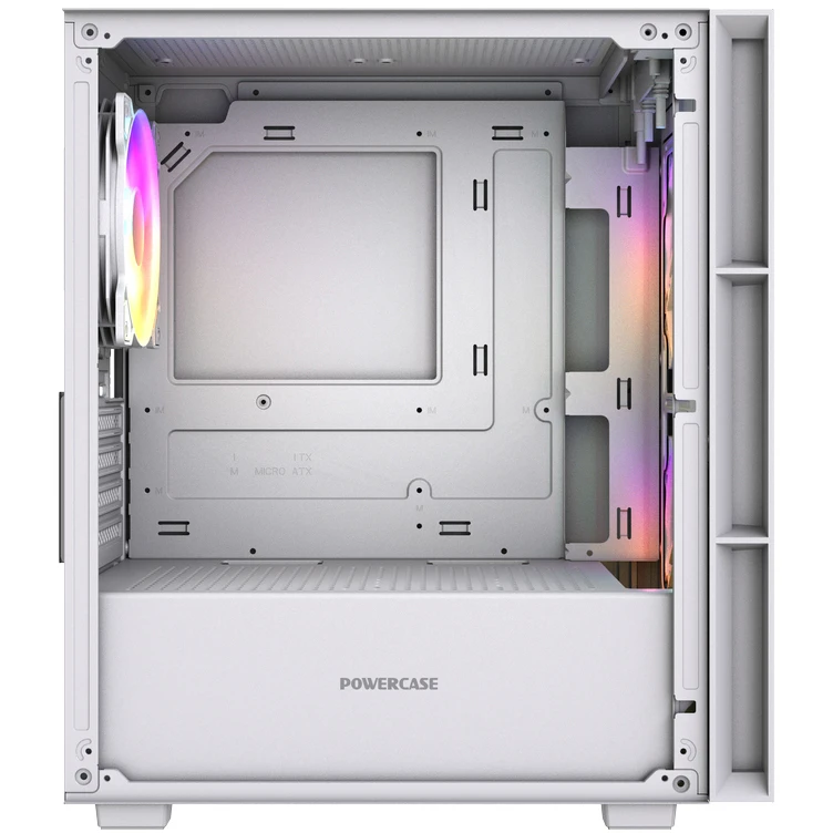 Корпус Powercase Mistral Micro SM05 ARGB White - CMMSM05W-A3 - фото 6