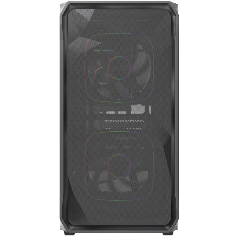 Корпус Powercase Mistral Micro SM06 ARGB Black - CMMSM06B-A3 - фото 2