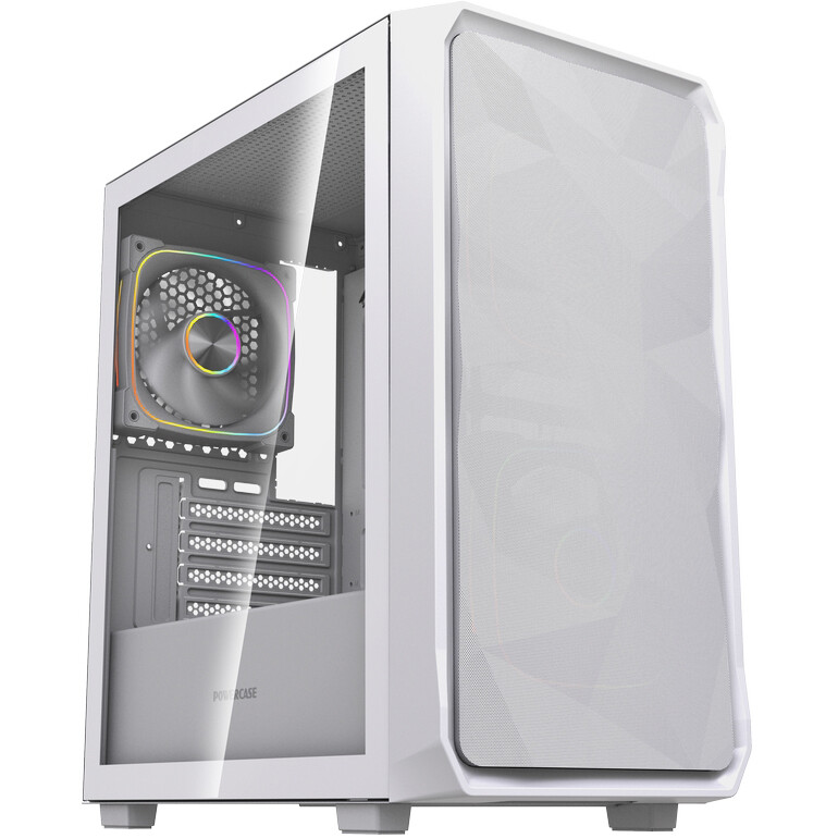 Корпус Powercase Mistral Micro SM06 ARGB White - CMMSM06W-A3