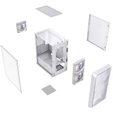 Корпус Powercase Mistral Micro SM06 ARGB White (CMMSM06W-A3)