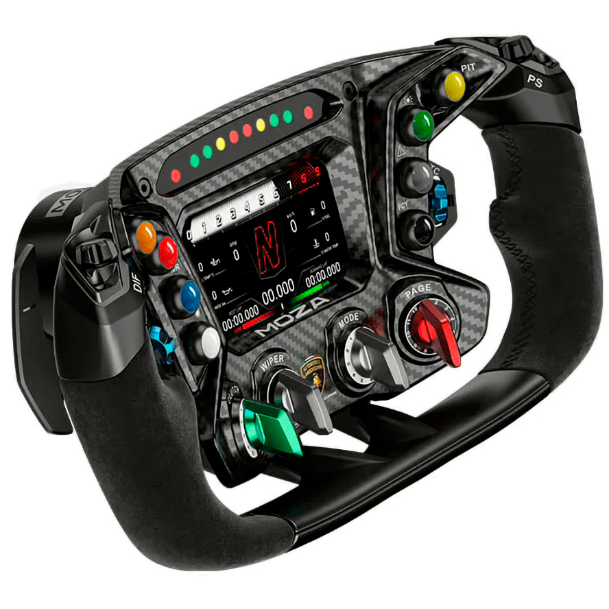 Рулевое колесо MOZA Lamborghini Essenza SCV12 Sim-Racing Steering Wheel - MZ63 - фото 3