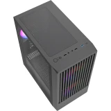 Корпус Powercase Mistral Micro SM07 ARGB Black (CMMSM07B-A3)