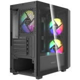 Корпус Powercase Mistral Micro SM07 ARGB Black (CMMSM07B-A3)
