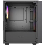 Корпус Powercase Mistral Micro SM07 ARGB Black (CMMSM07B-A3)