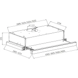 Вытяжка Weissgauff TEL 500 Black Glass (438277)