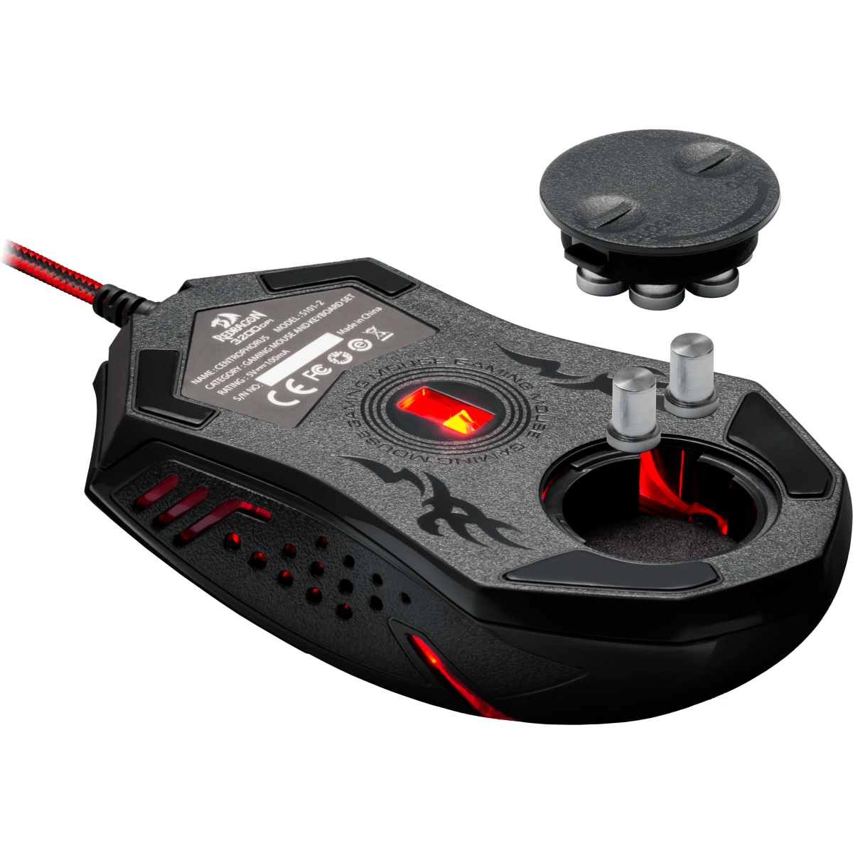 Мышь + коврик Redragon M601BA (78226) - фото 10