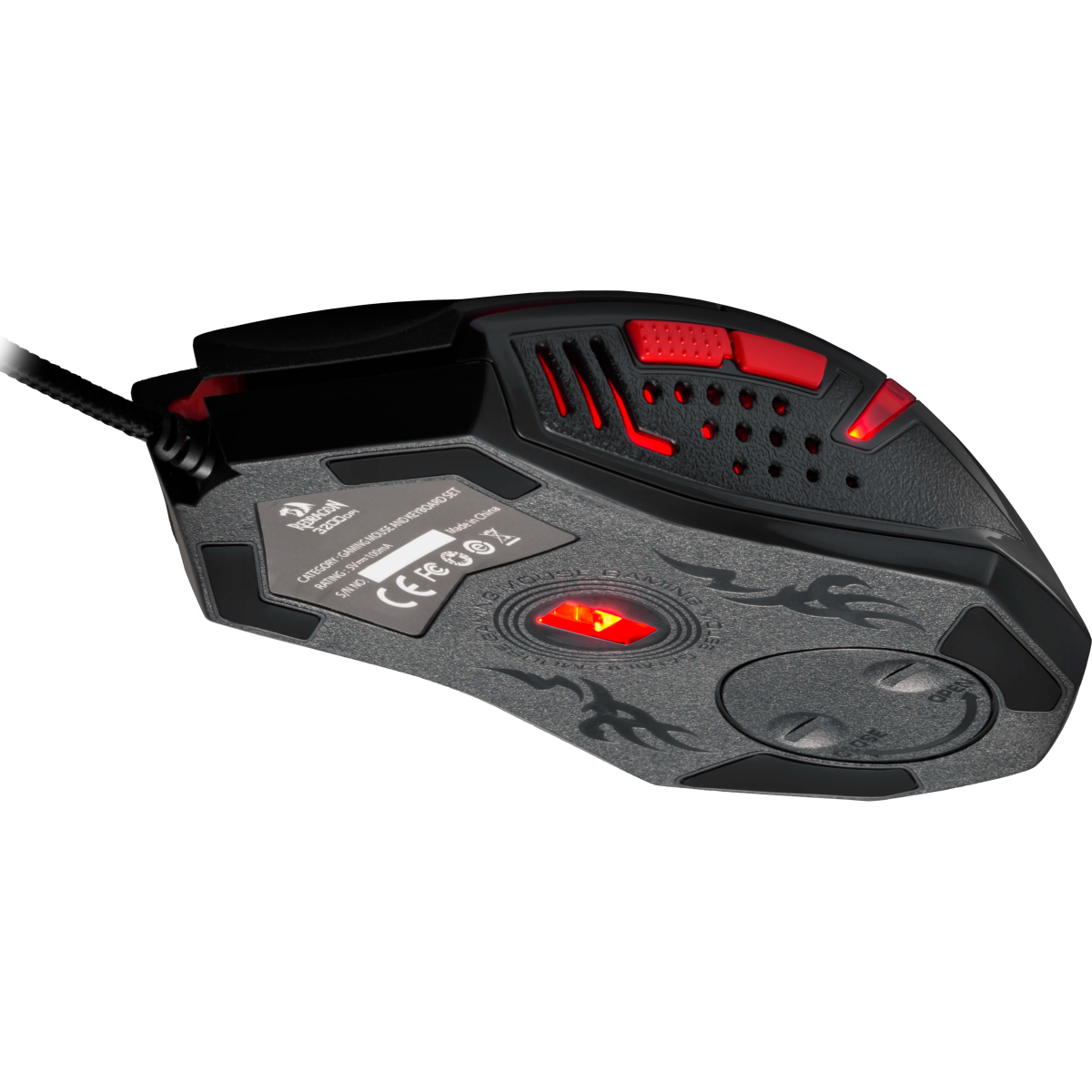 Мышь + коврик Redragon M601BA (78226) - фото 11