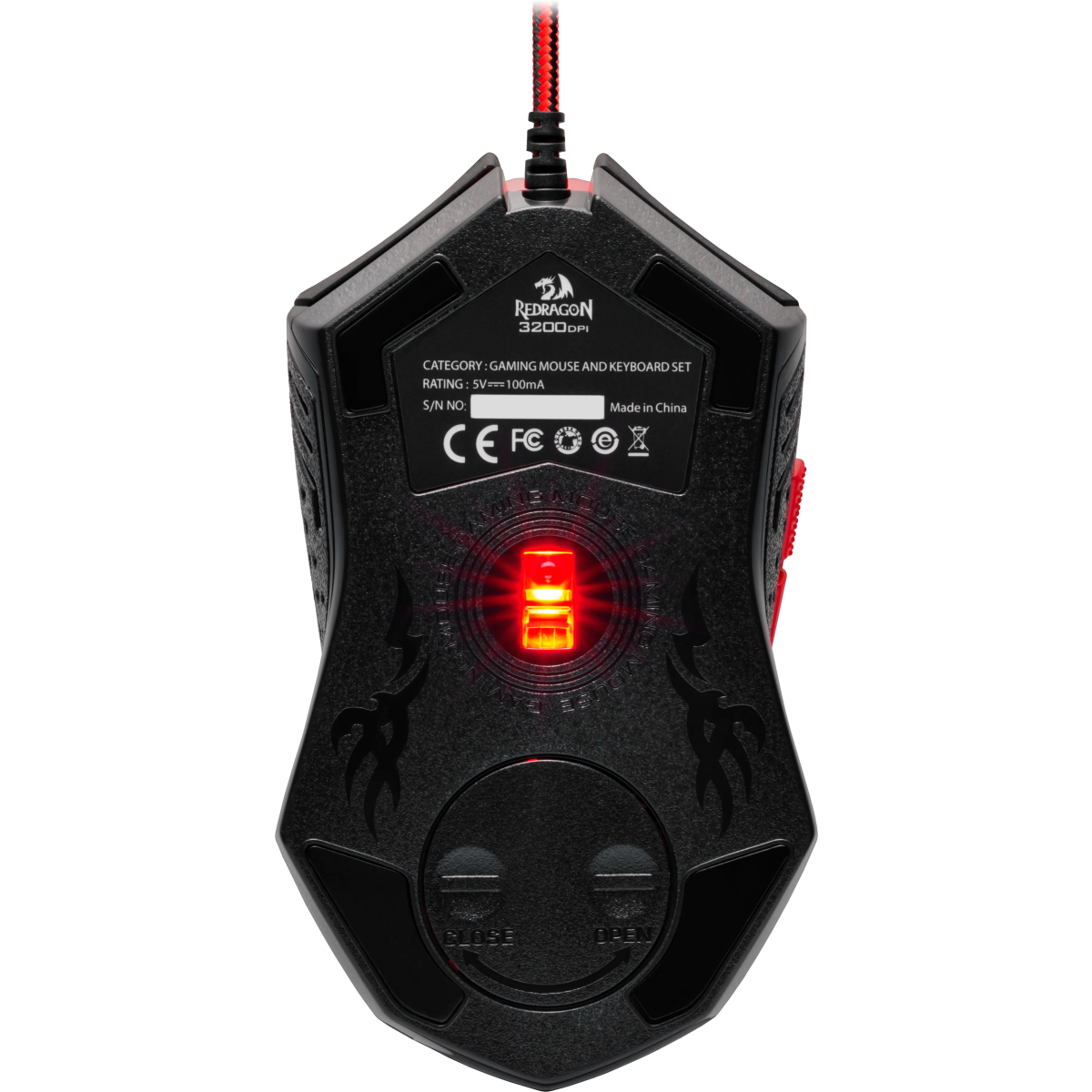 Мышь + коврик Redragon M601BA (78226) - фото 12