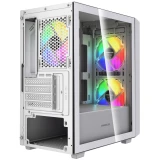 Корпус Powercase Mistral Micro SM07 ARGB White (CMMSM07W-A3)