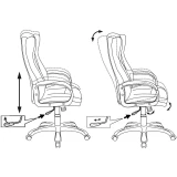 Офисное кресло Бюрократ CH-879N/BLACK