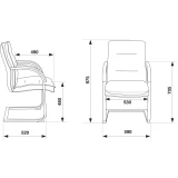 Офисное кресло Бюрократ T-9927SL-LOW-V Black (T-9927SL-LOW-V/BLACK)