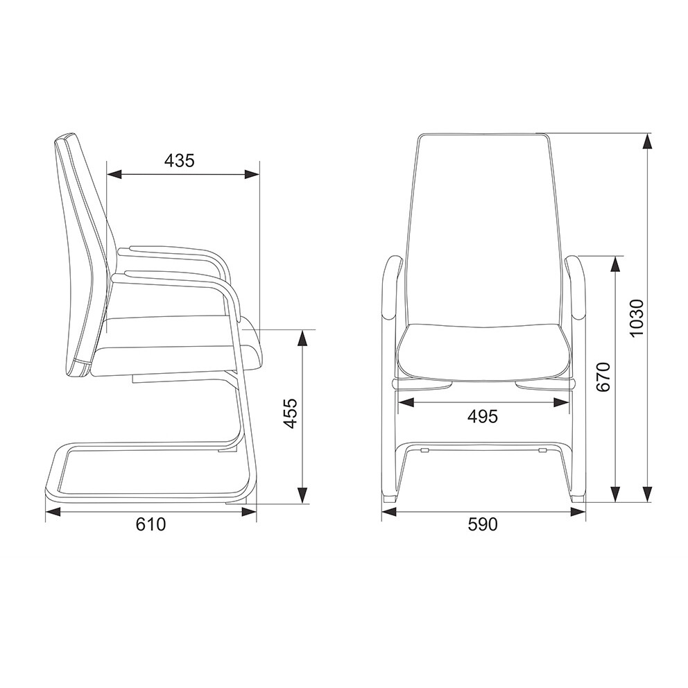 Офисное кресло Бюрократ  JONS-LOW-V Black - _JONS-LOW-V/BLACK - фото 5