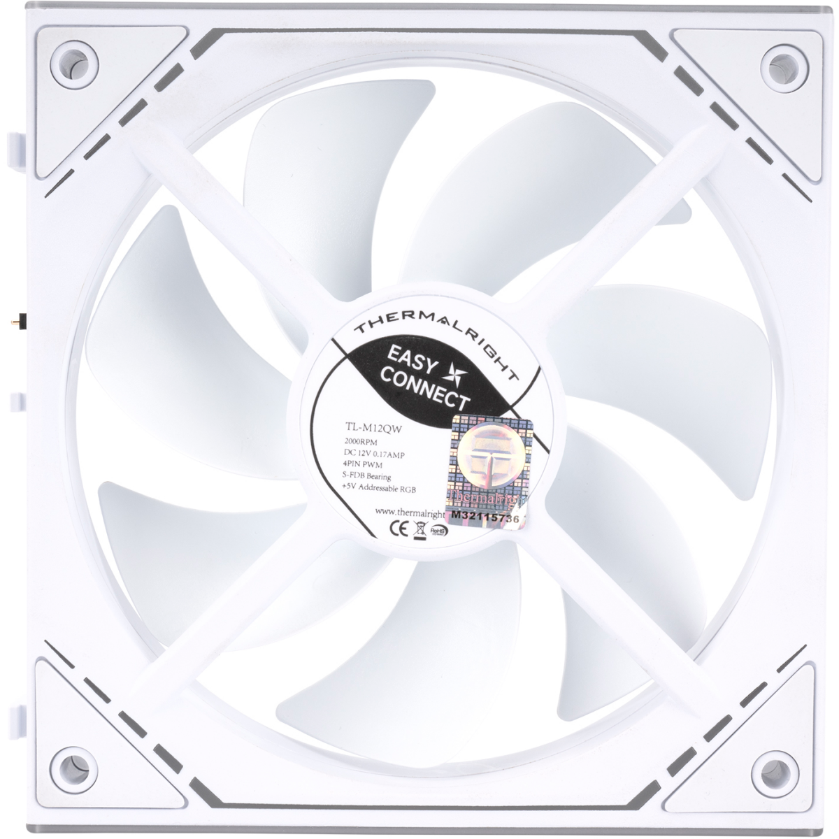 Вентилятор для корпуса Thermalright TL-M12QW (2 шт.) - TL-M12QW X2 - фото 7