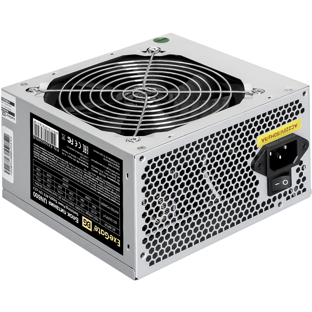 Блок питания 600W ExeGate UN600 (EX244556RUS) - фото 2