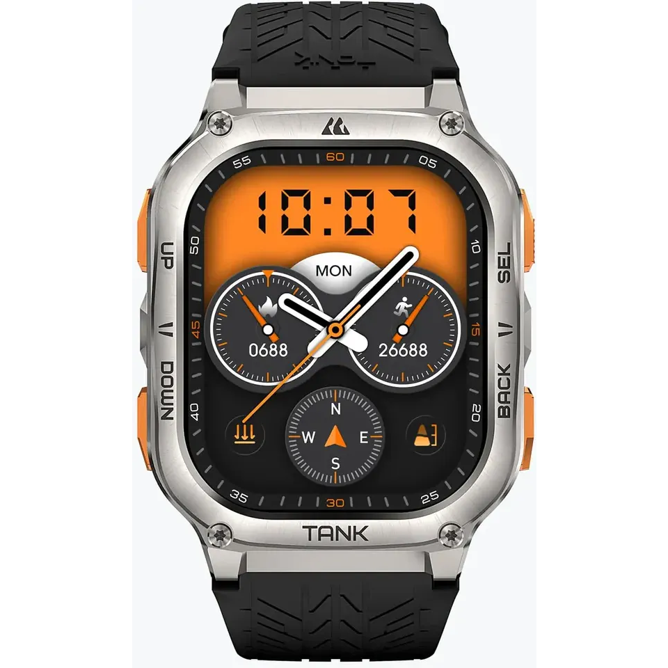 Умные часы Kospet Tank M3 Ultra Silver - фото 2