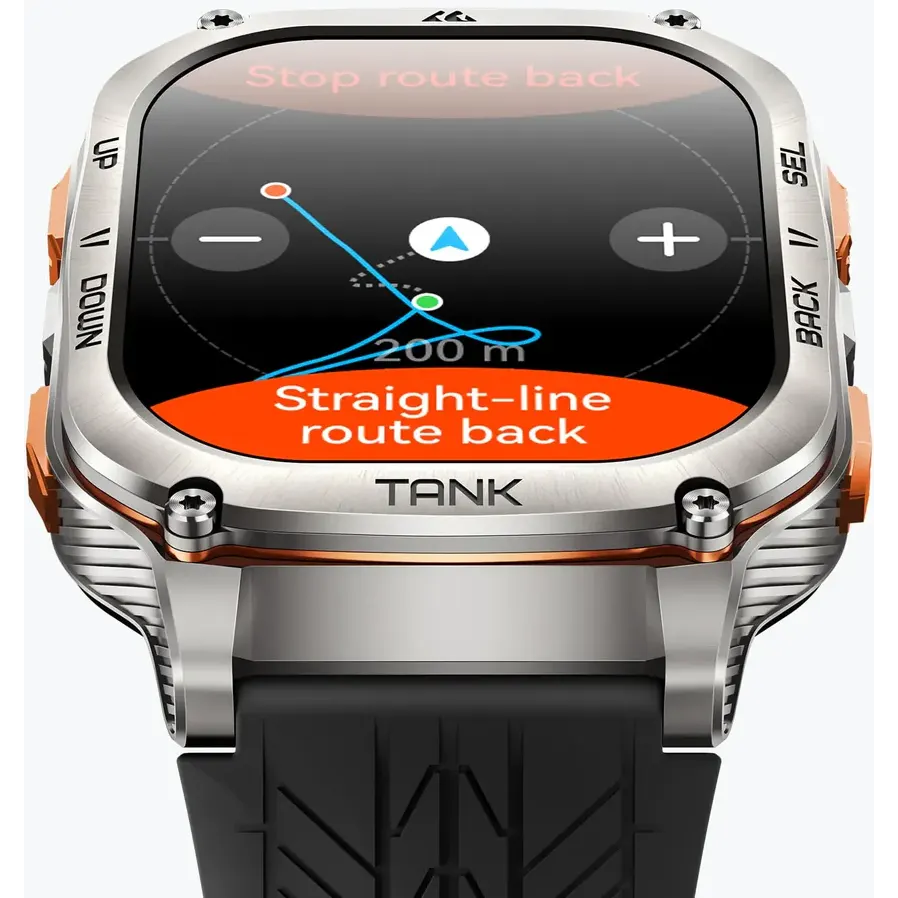 Умные часы Kospet Tank M3 Ultra Silver - фото 4