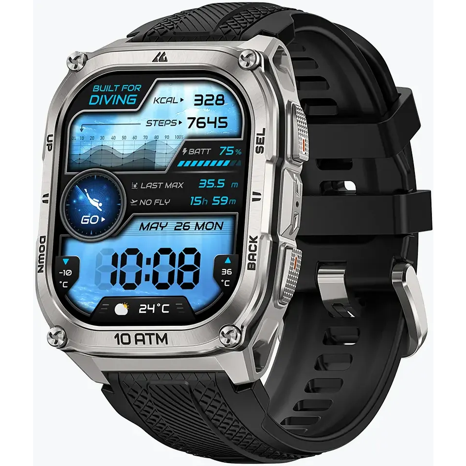 Умные часы Kospet Tank M4 Silver