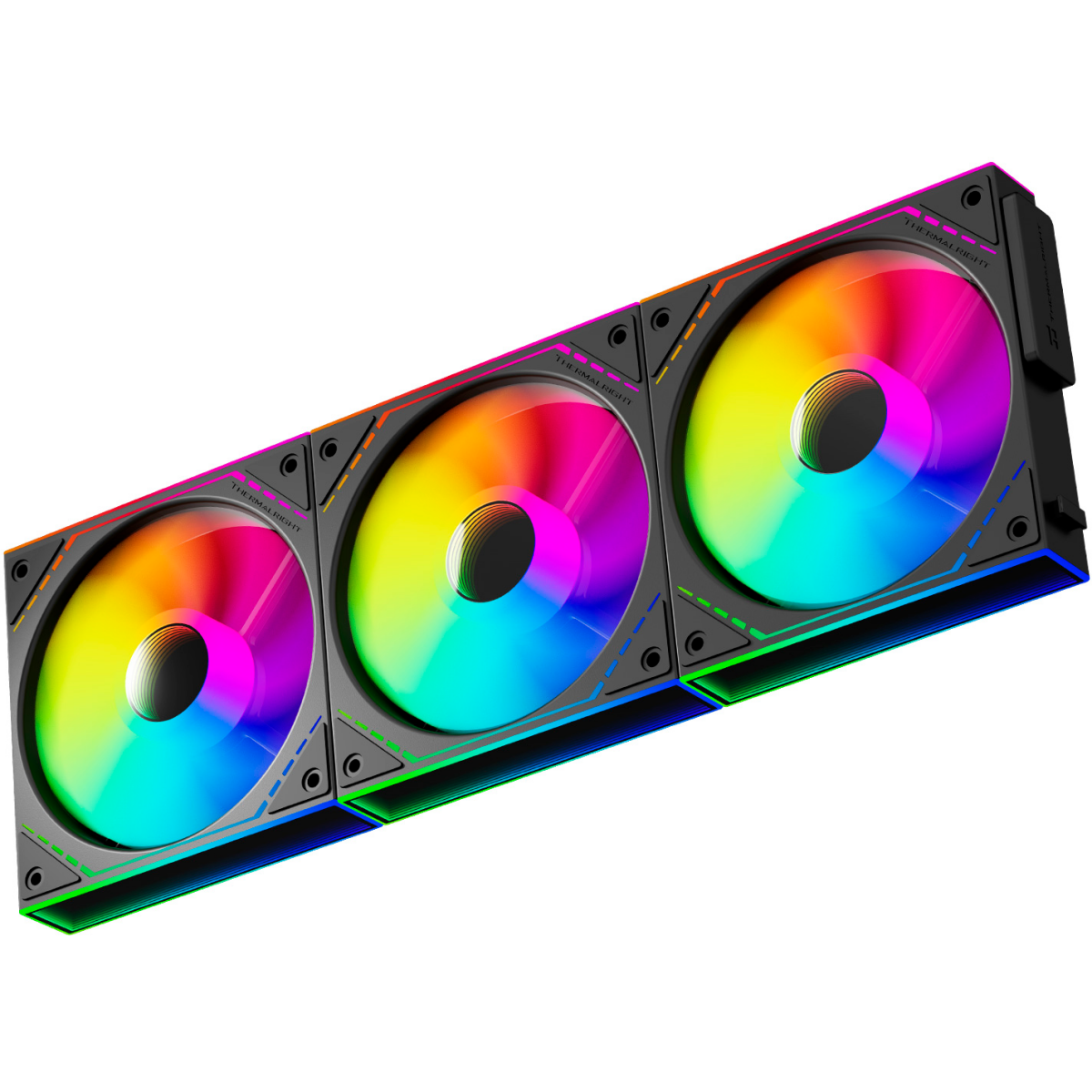 Вентилятор для корпуса Thermalright TL-M12Q-S (3 шт.) - TL-M12Q-S X3 - фото 2