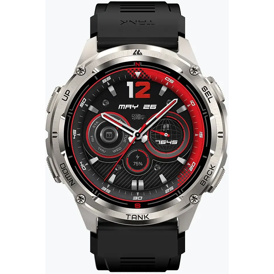 Умные часы Kospet Tank T3 Ultra 2 Silver - фото 2