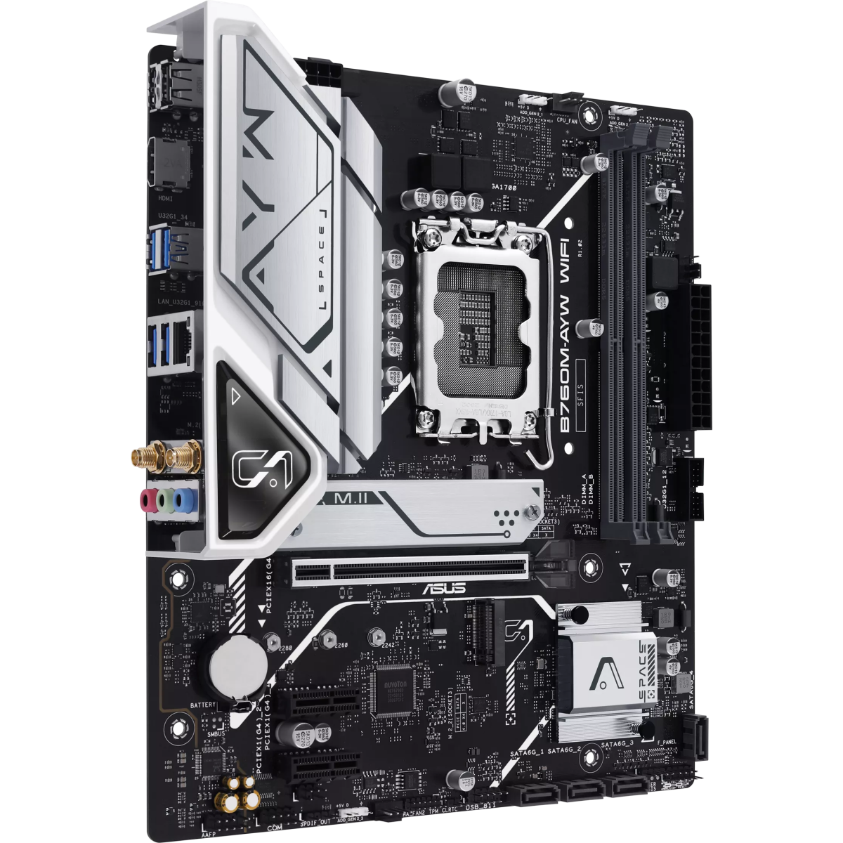 Материнская плата ASUS B760M-AYW WIFI-SI - фото 2