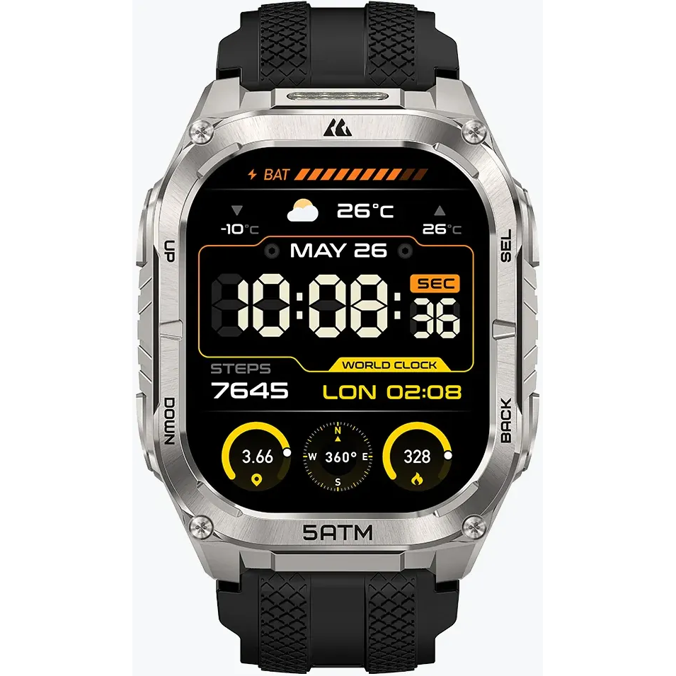 Умные часы Kospet Tank M4C Silver - фото 2