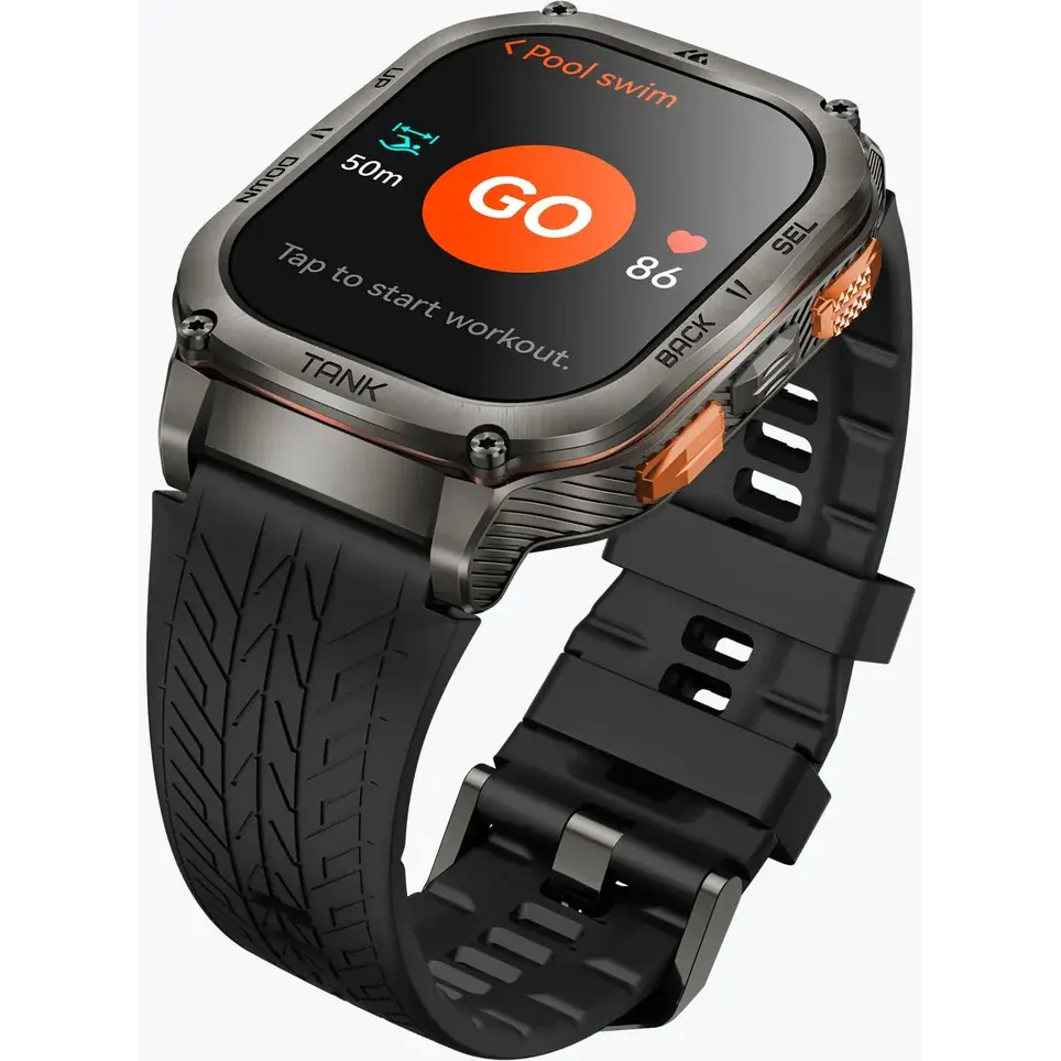 Умные часы Kospet Tank M3 Ultra Black - фото 3